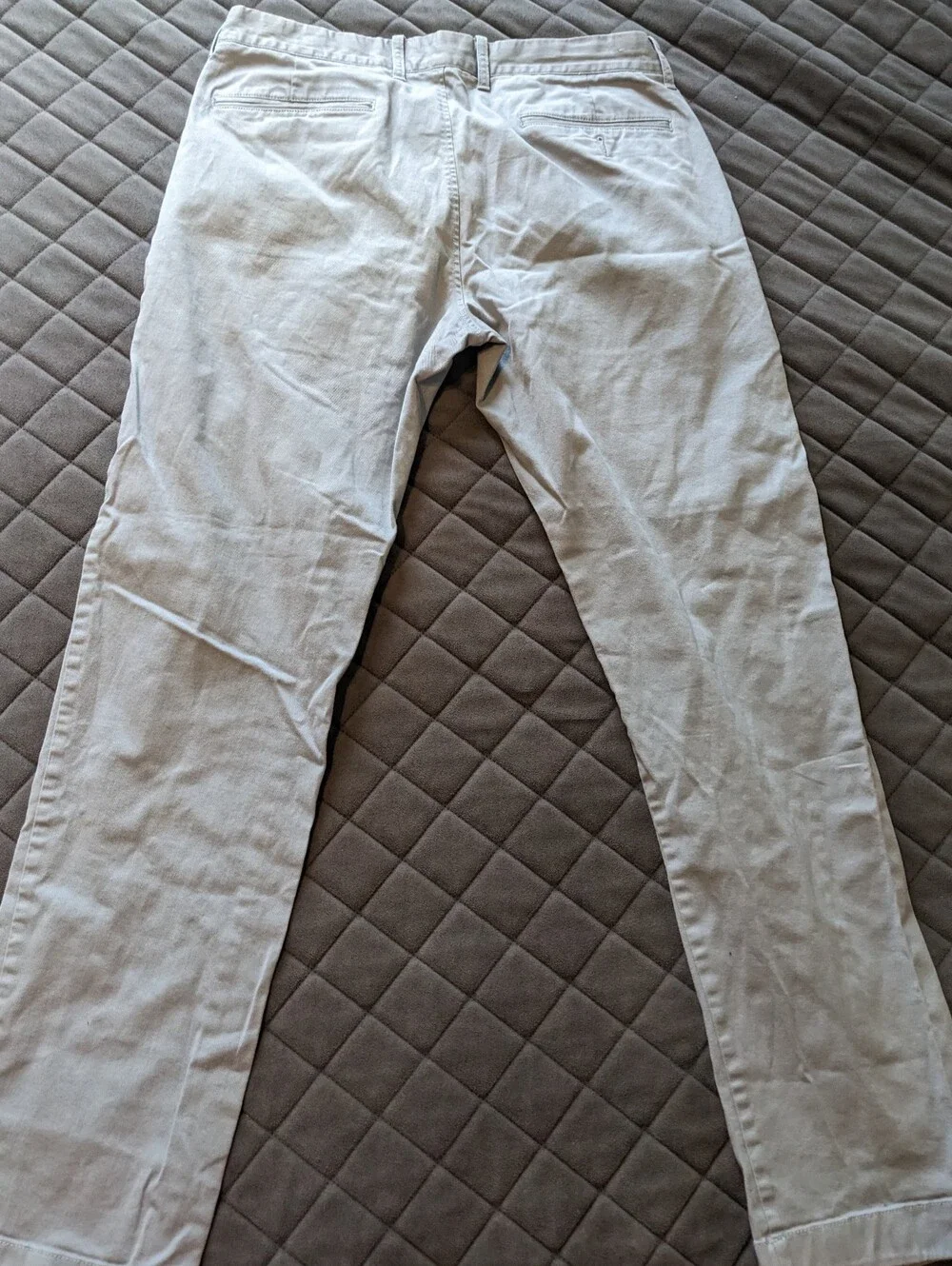 J. Crew Mercantile Flex Men's Cotton Light Blue Straight Leg Size W32 L32 Chinos